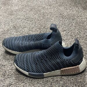 Adidas Blue and pink Knit Slip-On Sneakers